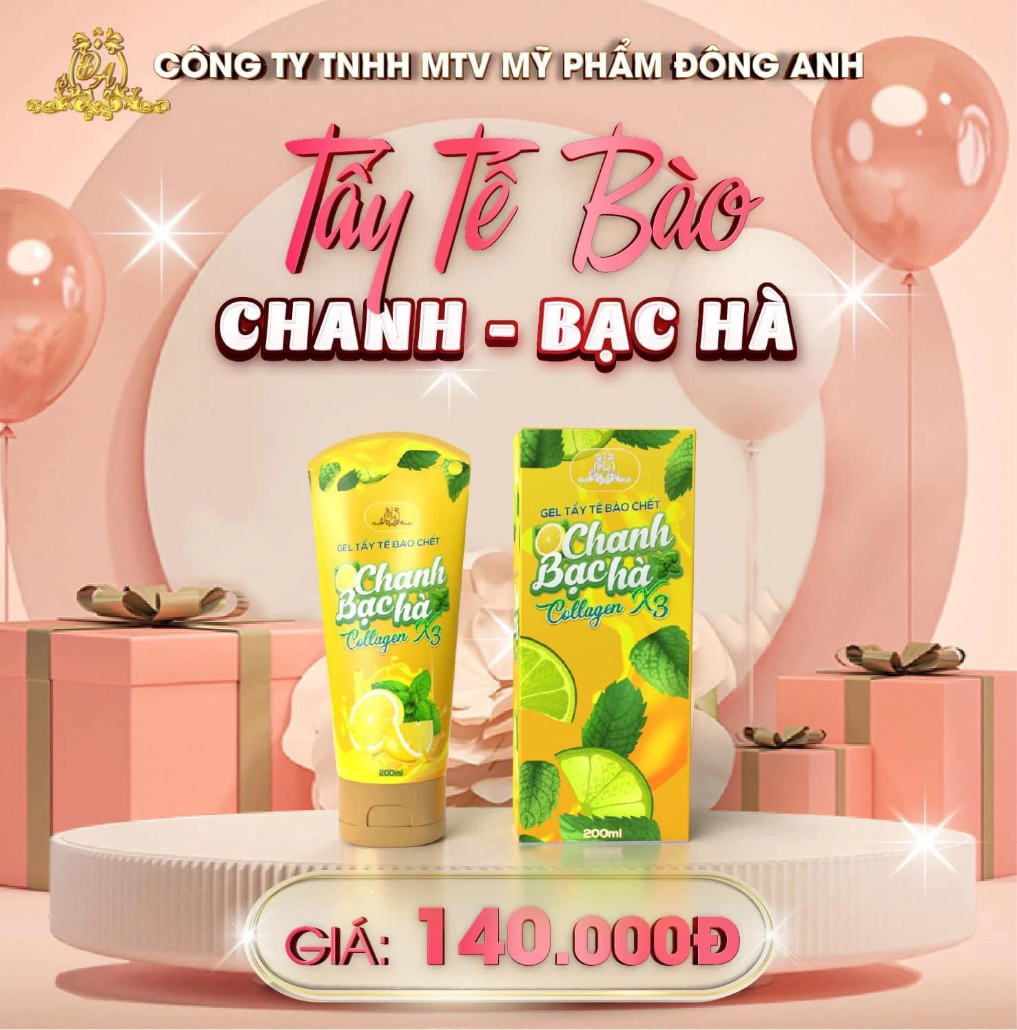 Tẩy Tế Bào Chết Chanh & Bạc Hà